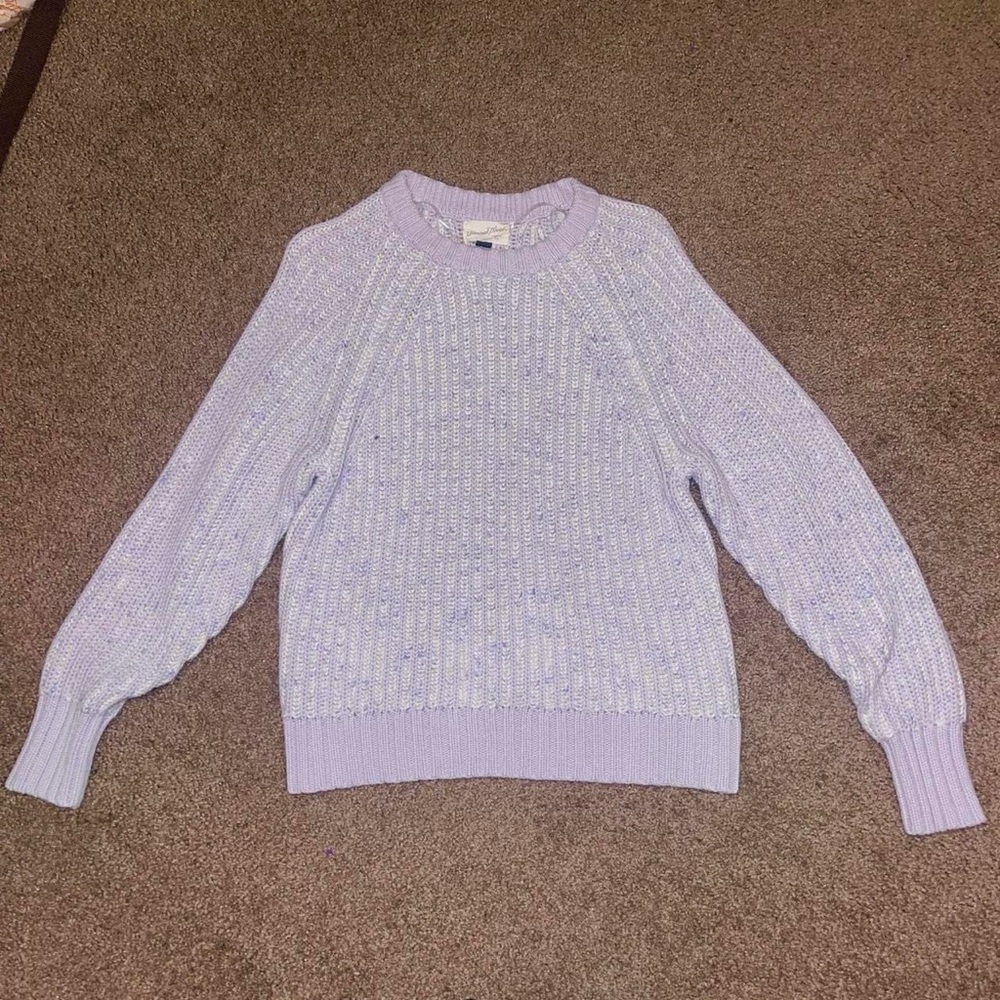 Lavender Knit Sweater - Picture 2 of 6